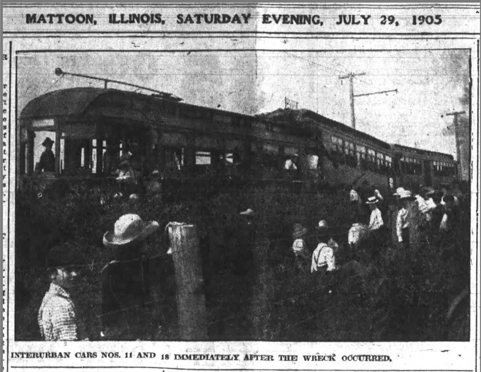 Mattoon, Illinois, Saturday Evening, July 29, 1905